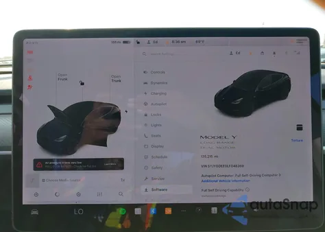 2020 Tesla Model Y Long Range Dual Motor All-Wheel Drive из США, поврежденный, VIN 5YJYGDEE0LF048369